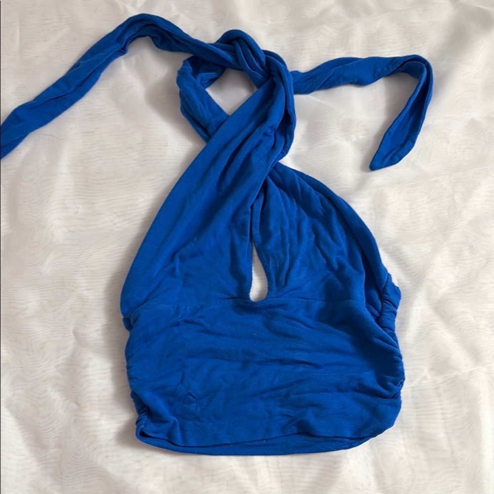Pacsun Blue Halter Top